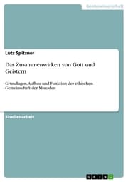 Cover von Das Zusammenwirken von Gott und Geistern