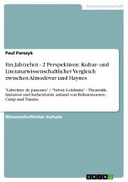 Cover von Ein Jahrzehnt - 2 Perspektiven: Kultur- und Literaturwissenschaftlicher Vergleich zwischen Almodóvar und Haynes