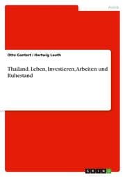 Cover von Thailand. Leben, Investieren, Arbeiten und Ruhestand