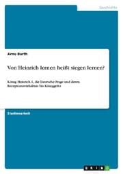 Cover von Von Heinrich lernen heißt siegen lernen?