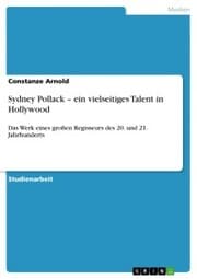 Cover von Sydney Pollack - ein vielseitiges Talent in Hollywood