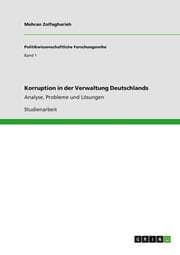 Cover von Korruption in der Verwaltung Deutschlands