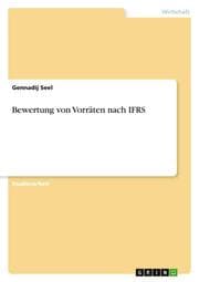 Cover von Bewertung von Vorräten nach IFRS