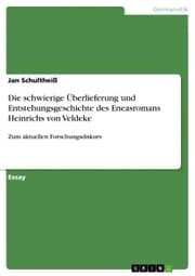 Cover von Die schwierige Überlieferung und Entstehungsgeschichte des Eneasromans Heinrichs von Veldeke