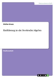 Cover von Einführung in die Boolesche Algebra