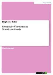 Cover von Eiszeitliche Überformung Norddeutschlands