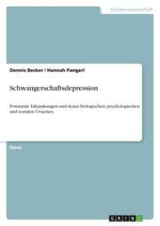 Cover von Schwangerschaftsdepression