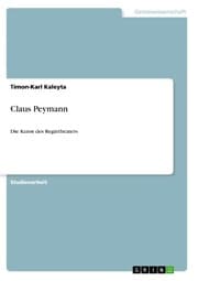 Cover von Claus Peymann