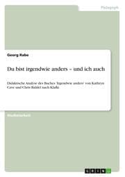 Cover von Du bist irgendwie anders - und ich auch