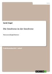 Cover von Die Insolvenz in der Insolvenz
