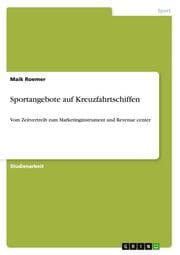 Cover von Sportangebote auf Kreuzfahrtschiffen