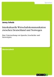 Cover von Interkulturelle Wirtschaftskommunikation zwischen Deutschland und Norwegen