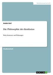 Cover von Die Philosophie des Konfuzius
