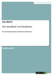 Cover von Der Amoklauf von Emsdetten