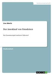 Cover von Der Amoklauf von Emsdetten
