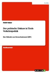Cover von Der politische Diskurs in Tirols Verkehrspolitik