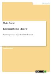 Cover von Empirical Social Choice