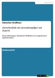 Cover von Zwischenhalt der Jerusalempilger auf Zypern
