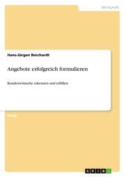 Cover von Angebote erfolgreich formulieren