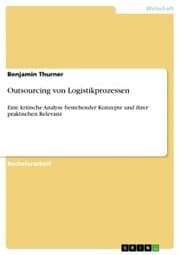 Cover von Outsourcing von Logistikprozessen