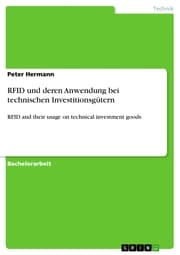 Cover von RFID und deren Anwendung bei technischen Investitionsgütern