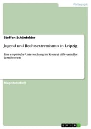 Cover von Jugend und Rechtsextremismus in Leipzig