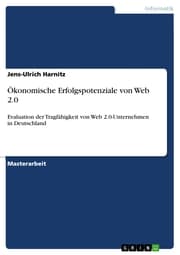 Cover von Ökonomische Erfolgspotenziale von Web 2.0