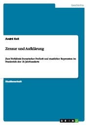 Cover von Zensur und Aufklärung