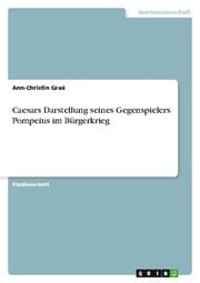 Cover von Caesars Darstellung seines Gegenspielers Pompeius im Bürgerkrieg