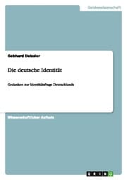 Cover von Die deutsche Identität