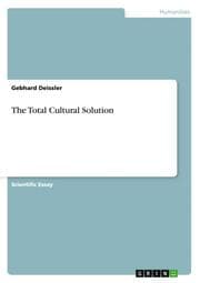 Cover von The Total Cultural Solution