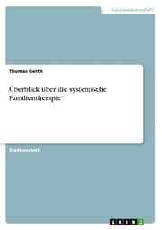 Cover von Überblick über die systemische Familientherapie