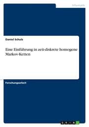 Cover von Eine Einführung in zeit-diskrete homogene Markov-Ketten