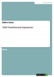 Cover von Valid Fundamental Arguments