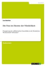 Cover von Die Frau im Dienste der Nützlichkeit