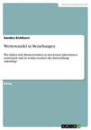 Cover von Wertewandel in Beziehungen