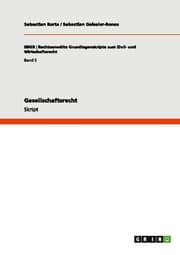 Cover von Gesellschaftsrecht