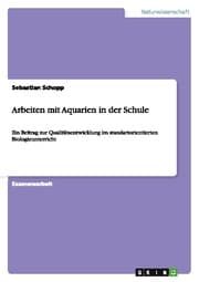 Cover von Arbeiten mit Aquarien in der Schule