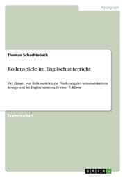 Cover von Rollenspiele im Englischunterricht