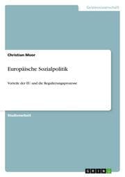 Cover von Europäische Sozialpolitik