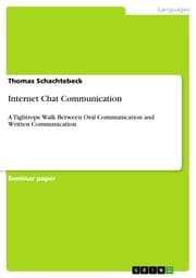 Cover von Internet Chat Communication