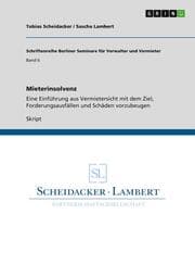 Cover von Mieterinsolvenz