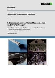 Cover von Schlüsselproblem-Portfolio: Massenmedien und ihre Wirkungen