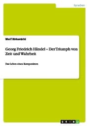 Cover von Georg Friedrich Händel - Der Triumph von Zeit und Wahrheit