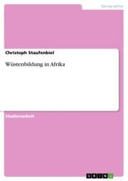 Cover von Wüstenbildung in Afrika