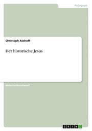 Cover von Der historische Jesus