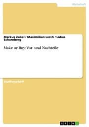 Cover von Make or Buy: Vor- und Nachteile
