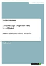 Cover von Das lernfähige Programm ohne Lernfähigkeit