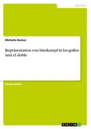 Cover von Repräsentation von Stierkampf in los golfos und el doble
