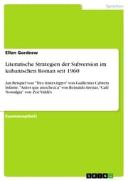 Cover von Literarische Strategien der Subversion im kubanischen Roman seit 1960
